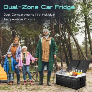 Simen Supply Dual Zone Smart Compressor Portable fridge image 3