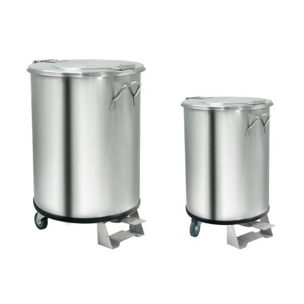 Stainless steel trash bin from simen supply
