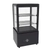 SFT-58L Glass Display Showcase Refrigerator Cabinet Black color simen supply