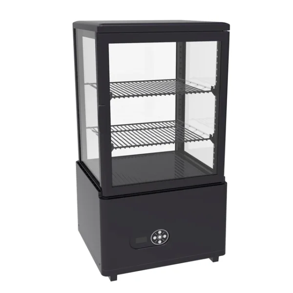 SFT-58L Glass Display Showcase Refrigerator Cabinet Black color simen supply