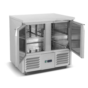 S901 Commercial Saladette with Stainless Steel Countertop simensupply.com