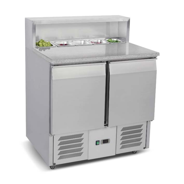 PS900 Commercial Saladette with Marble Countertop
